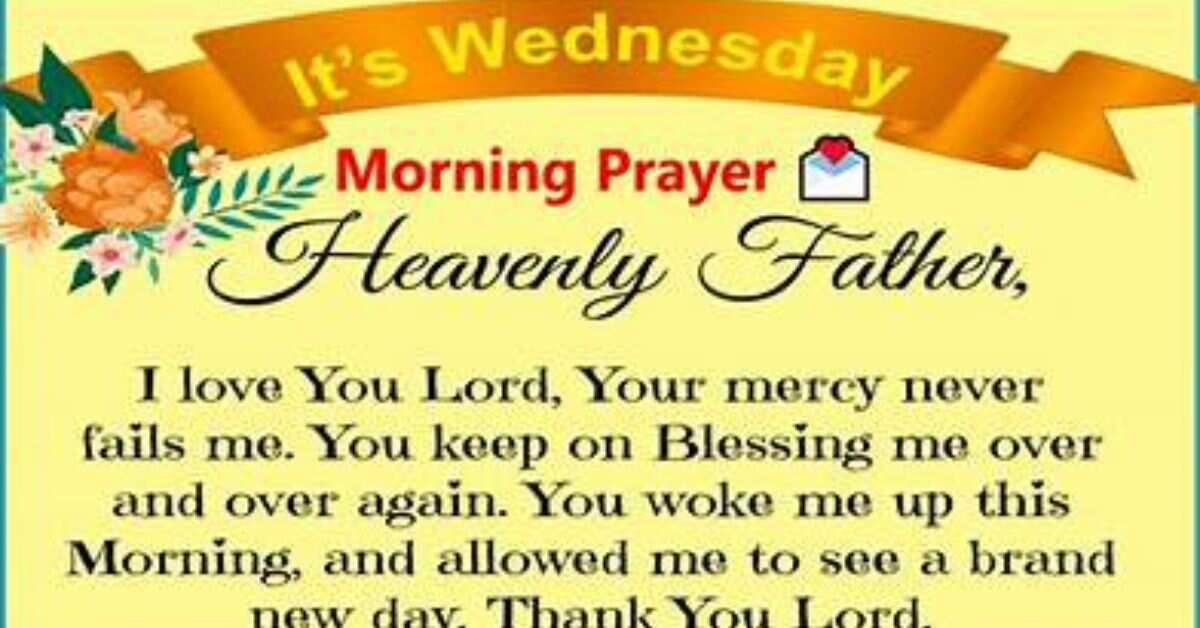 Wednesday Morning Prayer for Strength and Peace