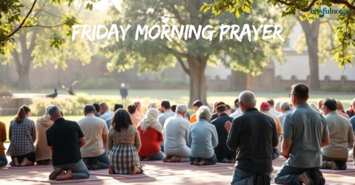 Friday Morning Prayer: Start Your Weekend with Peace and Strength