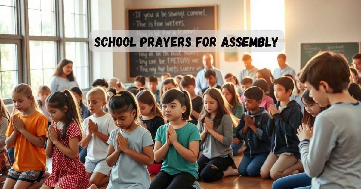 Special Prayer for School Assembly