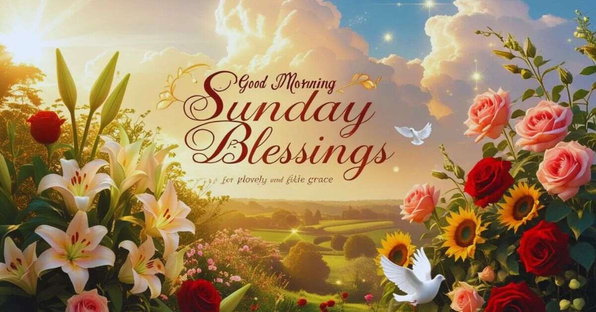 Good Morning Happy Sunday Message, and Blessings For Loved Ones